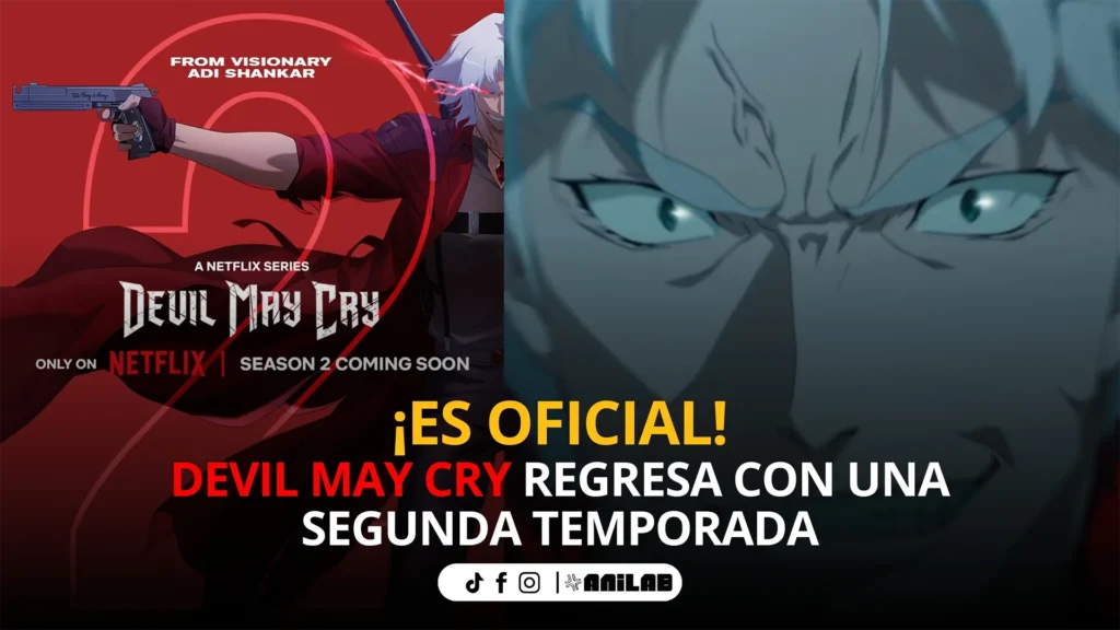 ¡Es oficial! Devil May Cry regresa con una segunda temporada en Netflix 4 Netflix confirma la segunda temporada de la serie animada Devil May Cry tras el éxito de su primera entrega. Descubre todos los detalles aquí.