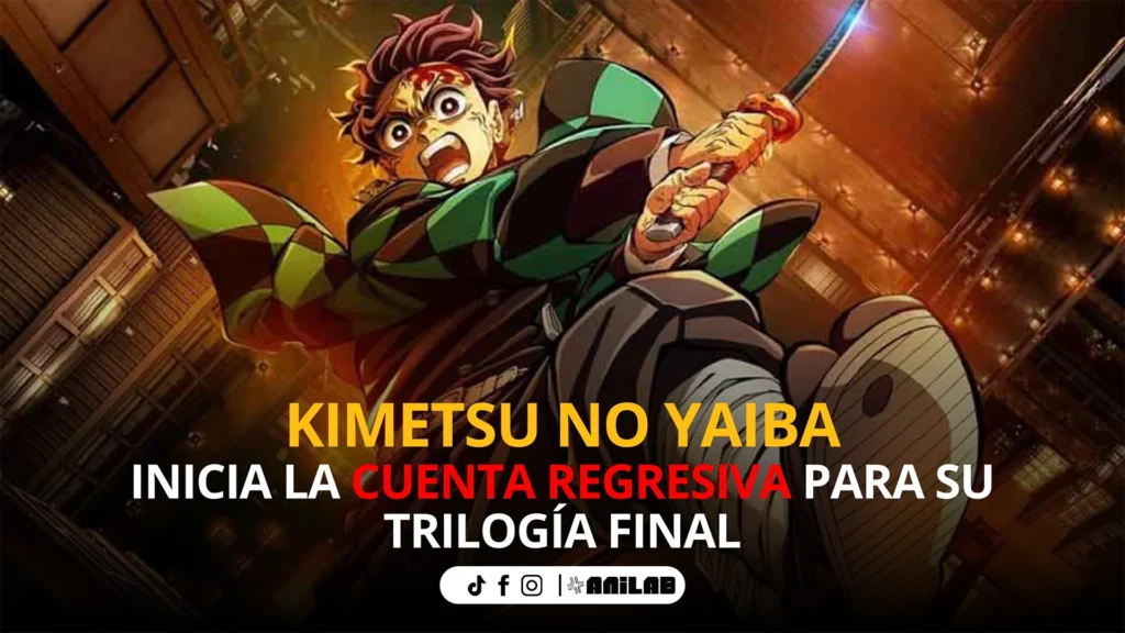 Kimetsu no Yaiba inicia la cuenta regresiva para su trilogía final: El Castillo Infinito 3 Kimetsu no Yaiba inicia la cuenta regresiva para el estreno de su trilogía final