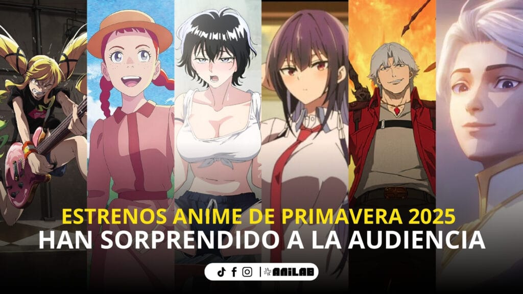 Estrenos Anime de Primavera 2025 que Han Sorprendido a la Audiencia 5 Estrenos Anime de Primavera 2025 que Han Sorprendido a la Audiencia