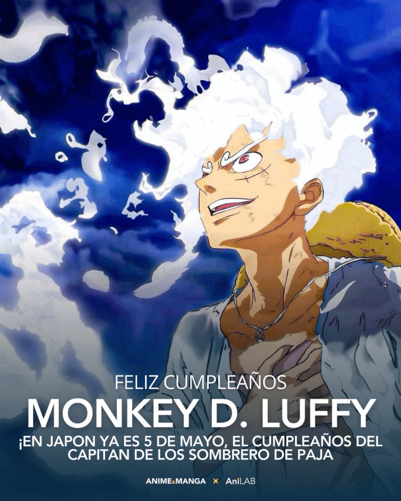 Hoy es el cumpleaños de Luffy en Japón: 5 de mayo, se celebra al capitán de los Sombreros de Paja 3 Hoy es el cumpleaños de Luffy en Japón: 5 de mayo, se celebra al capitán de los Sombreros de Paja